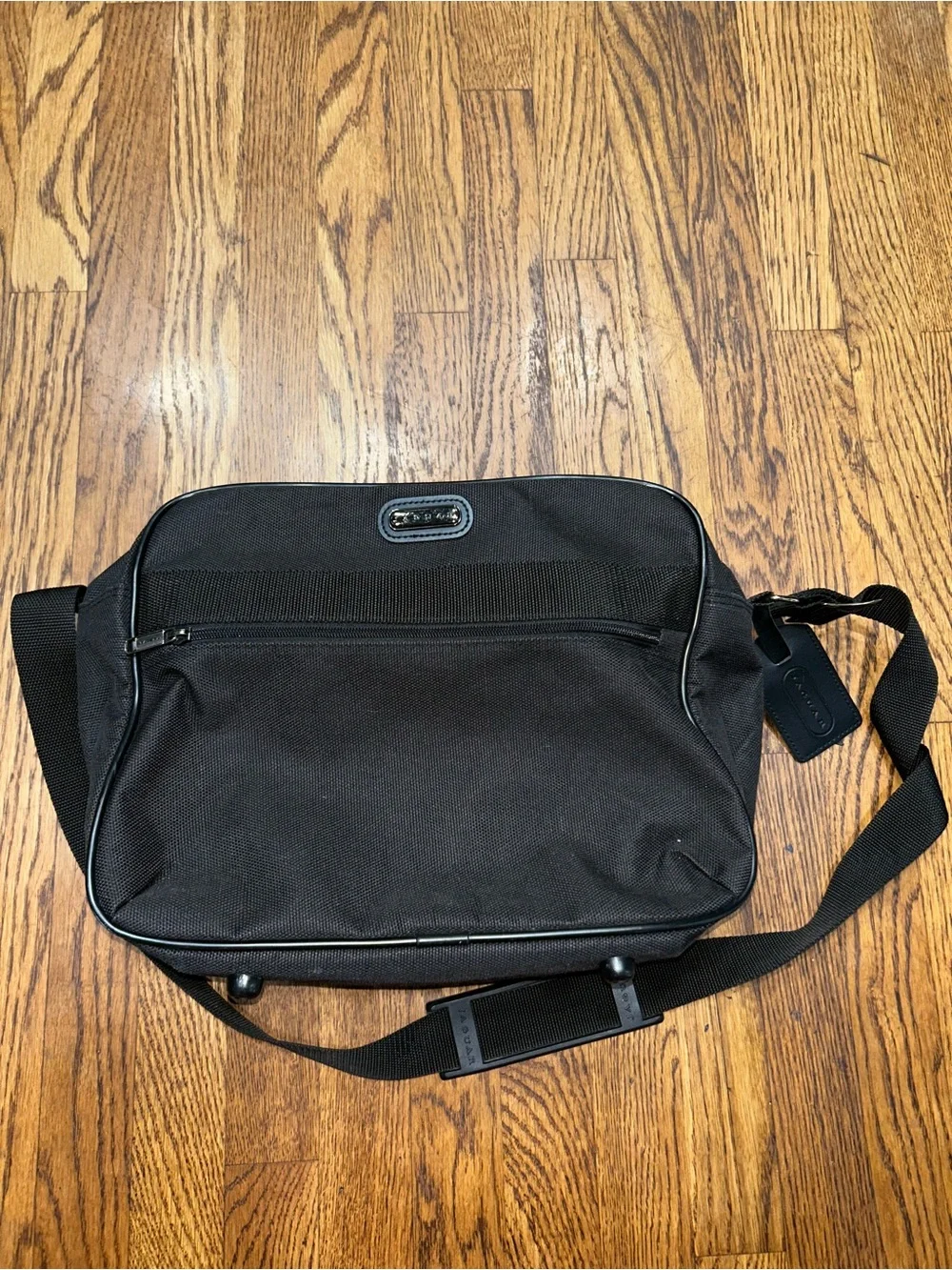 Jaguar Black Travel Tote - Men's Carry-On Shoulder Bag